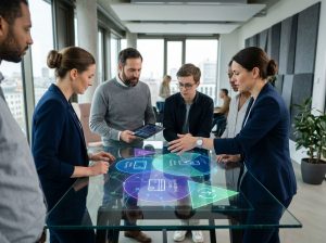 Diagramm-Visualisierung der Marktanteile digitaler Zahlungsdienste in Deutschland